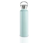 XAVAX | Botella isotérmica de 750mL (Mantiene las bebidas calientes hasta 9h y las frías 12h, A prueba de fugas, Con compartimento, Para bebidas carbonatadas), Color Azul pastel