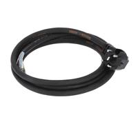 Xavax | Cable de Conexión para Electrodomésticos de 2 m | Enchufe de 5 Polos Acodado | 400V, 16A