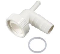 Xavax | Conexión para sifón de condensados lavadoras y lavavajillas, Blanco | Adaptador de desagüe + Junta de protección contra fugas