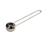 Xavax Dosificador(para aproximadamente 6 g de polvo de café, cuchara medidora de café de acero inoxidable, lote de café de 16,8 cm de largo, apto para lavavajillas y apto para alimentos) plateado