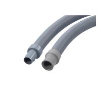 Xavax - Extensión universal para manguera de drenaje y drenaje de agua, flexible para lavadora de ropa o lavavajillas, 2,5 m, alta resistencia a los productos químicos y a la presión, color gris