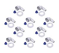 Xavax Hama | Conector de Manguera de Agua | Fabricado en Plástico | Color Blanco | Accesorio de Fontanería