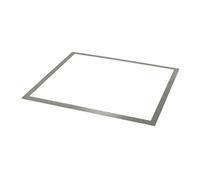 Xavax Marco adaptador para placa de cocina (61 x 0,1 x 54 cm, marco de acero inoxidable)