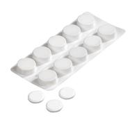XAVAX | Pastillas Desengrasantes para Cafeteras (Pastillas Limpiadoras de Cafeteras, Eliminar Grasa, Disuelven la Cal, Universales, Limpiador de Teteras) Colos Blanco