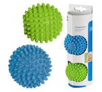 Xavax | Pelotas de Secado para Secadora | Pack de 2 Unidades | Reduce el Tiempo de Secado y Suaviza la Ropa | Ahorro Energético