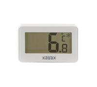 Xavax | Termómetro Digital para Frigorífico y Congelador | Rango de -30°C a +50°C | Pantalla Grande | Blanco