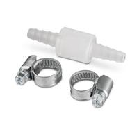 Xavax | Válvula de Retención para Desagüe de Lavadora y Secadora | Con 2 Abrazaderas | Evita el Retorno de Agua