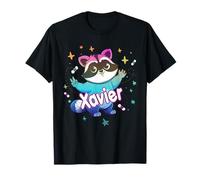 XAVIER - hermoso nombre de niño con un guay mapache Camiseta
