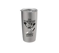 XAVIER - Nombre de chico genial con un diablillo lindo Vaso térmico de acero inoxidable de doble pared