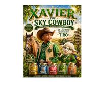Xavier the Sky Cowboy: A 5-Jar Money Adventure for Kids: Learn to Earn, Save, Give, Invest & Spend Wisely