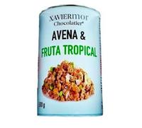 Xaviermor Granola de Avena con Fruta Tropical 500 g - Vegano, Alta en Proteína, Sin Azúcares Añadidos, Ideal para Desayuno