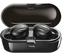 Xawy Auriculares Bluetooth, Bluetooth 5.0, inalámbricos, estéreo, micrófono, Mini Auriculares inalámbricos con Auriculares y Estuche de Carga portátil para iOS, Android, PC LD7