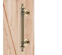 XAXIAOZ Herrajes Vintage para manija de Puerta corrediza de Granero - Tirador de Acero Inoxidable para portones, cobertizos, gabinetes y garajes - Acabado en Bronce Duradero, po