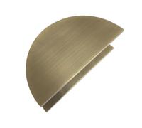 XAXIAOZ Manijas de Puerta semicirculares de aleación de Aluminio de Alta Resistencia, de Doble Cara, para Puertas comerciales Grandes, para Puertas de Entrada o de Vidrio, acabad