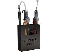 XAXIAOZ Paragüeros de Hierro Forjado con 12 Compartimentos para Guardar Paraguas, Impermeables y antioxidantes, B, 50 x 20 x 50 cm (A, 36 x 13 x 41 cm)