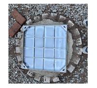 XAXIAOZ Tapa de Acceso Cuadrada de Acero Inoxidable 304, Tapa de inspección enterrada con Marco, Tapa Invisible para alcantarillado, para Patio y acera (60 x 60 x 5 cm)