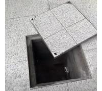 XAXIAOZ Tapa de Drenaje Invisible de Acero Inoxidable - Trampilla de Acceso empotrada Impermeable para Patios, Jardines, escuelas y Patios - Tapa de alcantarillado Exterior