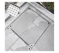 XAXIAOZ Tapa de Registro Invisible de Acero Inoxidable, diseño Cuadrado Integrado para jardín y Patio, Tapa de Acceso a Tanque séptico, Resistente a la Intemperie, solución de dr