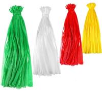 Xaztr 400 bolsas reutilizables para productos agrícolas, bolsas de almacenamiento de cebolla vegetal de varios tamaños, bolsas de malla de plástico, bolsa de red de nailon para frutas, juguetes,