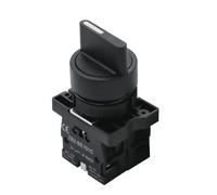 XB2-ED21 XB2-ED25 XB2-ED33 XB2-ED53 Interruptor selector giratorio momentáneo de 2 y 3 posiciones, 1NO, 1NC, 1NO, 2NO, con enclavamiento y autobloqueo, 1 unidad(XB2-ED21)