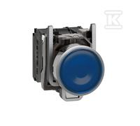 XB4BW36B5 Pulsador luminoso LED NO+NC 24V azul
