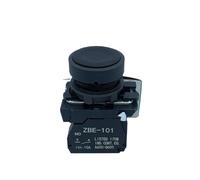 XB5-AA31 XB5AA42C Interruptor pulsador de avance lento 22 mm verde rojo 1 abierto 1 cerrado(Black,2NO)