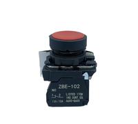 XB5-AA31 XB5AA42C Interruptor pulsador de avance lento 22 mm verde rojo 1 abierto 1 cerrado(Red,1NO)