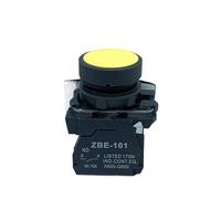 XB5-AA31 XB5AA42C Interruptor pulsador de avance lento 22 mm verde rojo 1 abierto 1 cerrado(Yellow,2NC)