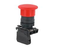 XB5 Waterproof Emergency Stop Mushroom Head Push Button Switch SB5 LA68S XB5AS542 AS545 XB5AS8445 Latching Turn Release 22mm(Self Reset,1NO) Controls Switches