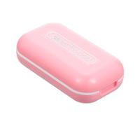 XBAKING Caja de Medicamentos 5 Caja de Soporte de Píldoras Caja de Píldoras Caja de Píldoras Pequeña Caja de Píldoras Viaje Separador Abs Portátil/Pink*2Pcs/8 * 4.5Cm*2Pcs