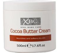 Crema de manteca de cacao XBC (3 x 500 ml) grande para nutrir y suavizar la piel seca