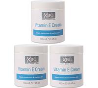 XBC - Crema de vitamina E (3 x 500 ml) grande para hidratar y calmar profundamente la piel