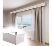 XBDLYQBD Solo Valencia Decorativa del Soporte de la Pared, Caja del Panel del pelmet de la Cortina, sin Pistas