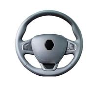 XBDYGS Funda Volante Coche para Renaultes para Clio 4 (IV) Kaptur para Captur 2016-2019 Funda Trenzada para Volante De Coche Cosida A Mano Cubre Volante(Black thead)