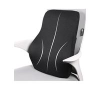 XBDYGS Respaldo Asiento Coche Cojín De Espuma Viscoelástica para Soporte Lumbar, Ergonómico, Color Negro, para Silla De Oficina Y Coche cojín Lumbar Coche