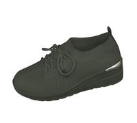 Xbemkste Zapatillas de deporte para mujer, zapatos de correr transpirables para estudiantes, jóvenes, zapatos de primavera para mujer, zapatos deportivos para caminar, verde, 39 EU