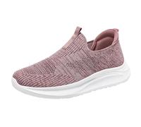 Xbemkste Zapatillas de deporte para mujer, zapatos de trabajo, antideslizantes, zapatillas de senderismo, zapatillas Leo Print para mujer, Rosa., 40 EU
