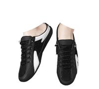 Xbemkste Zuecos para hombre Slip On Sneaker Light Garden Shoes Sabots Cómodas Zapatillas de Mocasines Transpirables Zapatos Casual Verano Pantuflas Pantuflas Zapatillas, Negro , 43 EU