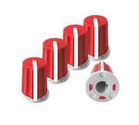 XBERSTAR 5 perillas de repuesto para controlador de mezclador Pioneer Numark Rane AKAI DJ (rojo)