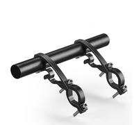 XBERSTAR Abrazadera de fibra de carbono súper larga para manubrio de bicicleta, extensión negra GUB de carbono para manubrio de bicicleta, soporte de abrazadera de montaje de barra de bicicleta