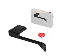 XBERSTAR Agarre para pulgar compatible con cámara Fujifilm X100VI, soporte de zapata de aluminio con botón de obturador (negro)