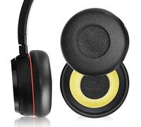 XBERSTAR Almohadillas de repuesto para Jabra Evolve Almohadillas de repuesto Funda de almohadilla de cojín para Jabra Evolve 20 20se 30 30II 40 65 65+ … (Almohadillas de cuero de proteína para los