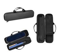 XBERSTAR Bolsa de viaje para plancha Dyson Airstrait HT01, secador de pelo, bolsa de transporte, bolsa de almacenamiento, accesorios, Negro , large, Viaje