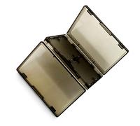 XBERSTAR Caja de almacenamiento protectora 4 en 1 para tarjeta GameBoy GBA GBASP, Negro transparente., Clásico