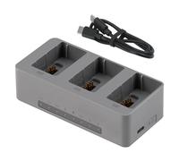XBERSTAR Cargador de batería para dron DJI Avata 360 de dos vías, carga rápida, 3 baterías