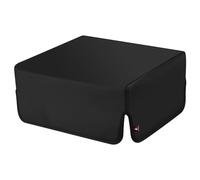 XBERSTAR Cubierta antipolvo de tocadiscos, cubierta de vinilo vintage, funda protectora universal a prueba de polvo para tocadiscos (negro)