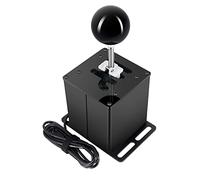 XBERSTAR Driving Force Shifter for Logitech G29/G27/G25/G920, PC USB H Gear Shifter for Thrustmaster T300RS Racing Steering Wheel Sequential H Gear Shifter (Black 6+R)