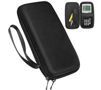 Xberstar Estuche para Texas Instruments TI-84 TI-83 Plus CE Calculadoras gráficas y más - Bolsa de almacenamiento de EVA dura a prueba de golpes (negro puro)