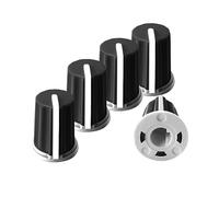 XBERSTAR Juego de 5 botones de repuesto para controlador de mezcla Pioneer Numark Rane AKAI DJ (negro)