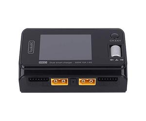 XBERSTAR LiPo - Cargador equilibrador de batería para ToolkitRC M6D 500W 15A DC Cargador de doble canal descargador para batería Lipo 1-6S modelo FPV